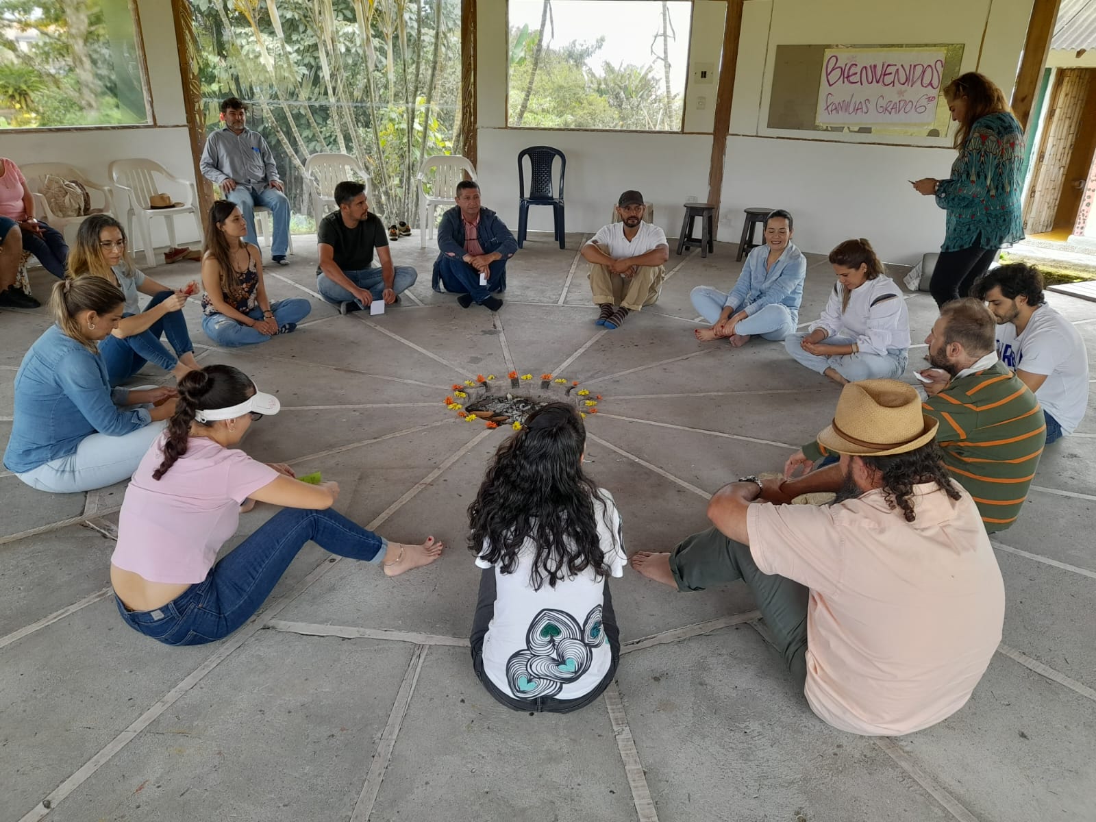 Taller de valores con familias campesinas
